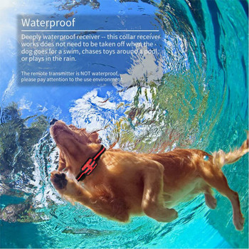 Нашийник за обучение на кучета Акумулаторна водоустойчива електрическа шокова яка за кучета с дистанционно управление с вибрационен звуков сигнал Електронен нашийник за обучение на кучета