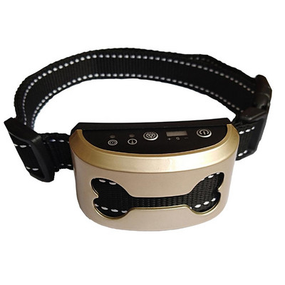 Smart Dog Anti Bark Collar Υπερήχων Αδιάβροχο Auto Anti Humane Bark Collar Stop Dog Barking Rechargeable Shock/Safe