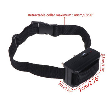 Bark Stop Safe Ultrasonic Dog Deterrents Anti-Barking Collar Automatic Voice Activated ABS Ρυθμιζόμενο κολάρο εκπαίδευσης σκύλων κατοικίδιων