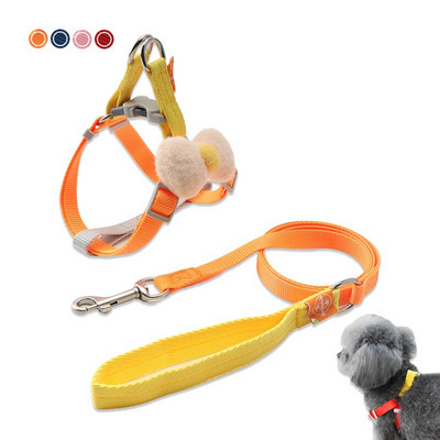 Quick Fit Кучешки колан и каишка Комплект Step In Pet Puppy Регулируем колан Мека кучешка каишка за малки кучета