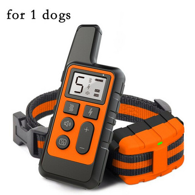 Ηλεκτρονικό κολάρο εκπαίδευσης σκυλιών κατοικίδιων ζώων Επαναφορτιζόμενο τηλεχειριζόμενο ηλεκτρονικά περιλαίμια λουρί κραδασμών κατά του φλοιού LCD Προμήθειες Μεγάλοι σκύλοι
