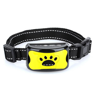 Zgarda reîncărcabilă pentru lătrat pentru câini, impermeabilă pentru animale de companie, dispozitiv de oprire a lătratului, fără control al daunelor pentru zgarda de dresaj pentru câini de companie