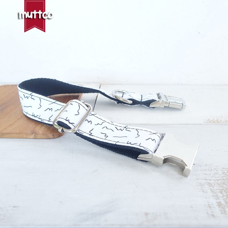 MUTTO Προσαρμοσμένο σετ λουριών γιακά σκύλου για κατοικίδια THE FLY LINE αξεσουάρ σκύλου προμήθεια κατοικίδιων για μικρό μεσαίο μεγάλο σκύλο 5 μεγέθη UDL088