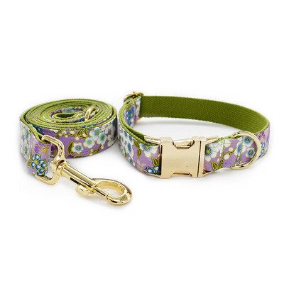 Arc personalizat guler de câine lesă cu metal auriu cataramă reglabilă papion guler pentru animale de companie curele de lesă accesorii pentru câini de bună calitate