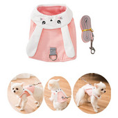 Ζώνες σκύλου με λουρί Ρυθμιζόμενο γιλέκο για περπάτημα Αξεσουάρ για μικρό σκύλο