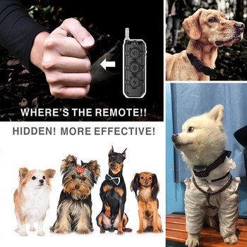 Κουτάβι Small Dog Training Collar Rechargeable Anti Bark Dog Electric Collar Waterproof Remote Control 400M Pet Product