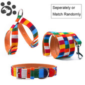 Koera kaelarihma rakmete jalutusrihma komplekt väikestele ja keskmistele suurtele koertele Lõuend Nahast koera kaelarihma rakmete komplekt Lemmikloomatooted MP0055