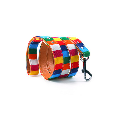 Koera kaelarihma rakmete jalutusrihma komplekt väikestele ja keskmistele suurtele koertele Lõuend Nahast koera kaelarihma rakmete komplekt Lemmikloomatooted MP0055