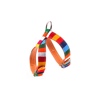 Koera kaelarihma rakmete jalutusrihma komplekt väikestele ja keskmistele suurtele koertele Lõuend Nahast koera kaelarihma rakmete komplekt Lemmikloomatooted MP0055