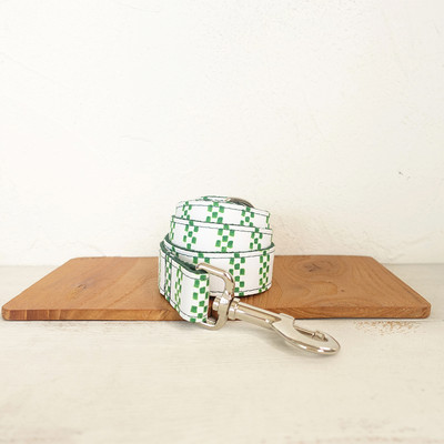 Λιανικό σετ γιακά σκύλου αυτοσχεδιασμού THE JABE MOSAIC χειροποίητο σετ παπιγιόν γιακά σκύλου 5 μεγεθών από πολυ σατέν και νάιλον UDC095