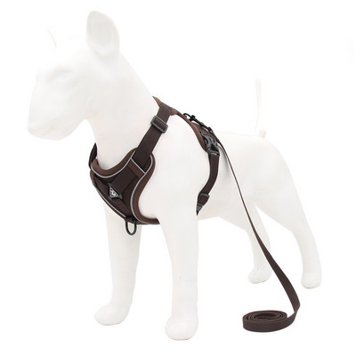 Ham pentru câini, respirabil, reflectorizant, pentru animale de companie, în stil vestă, vestă reglabilă pentru câini cu lesă, accesorii pentru antrenament