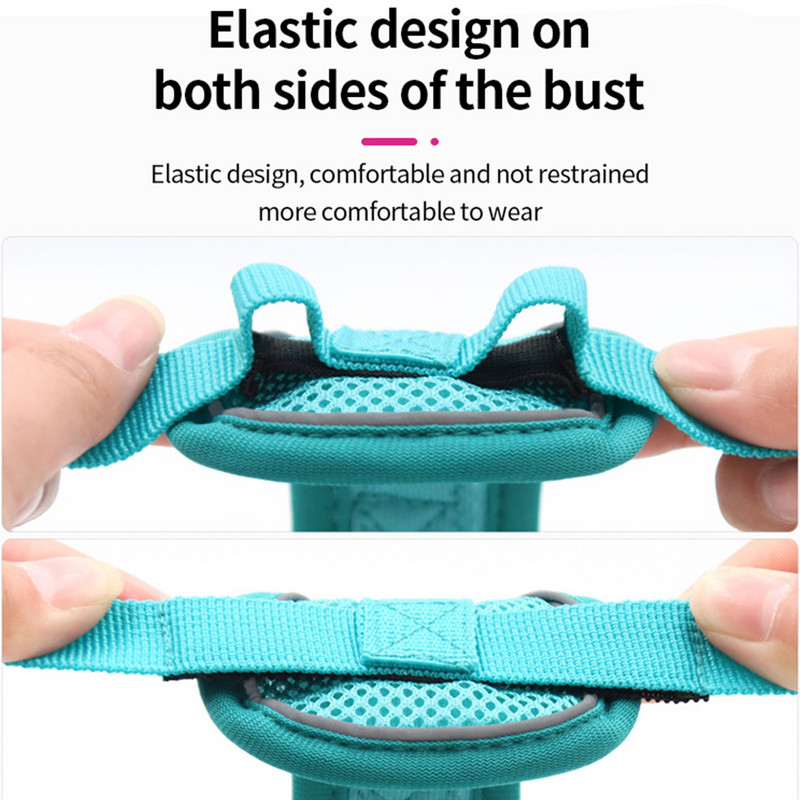 Ham pentru câini, respirabil, reflectorizant, pentru animale de companie, în stil vestă, vestă reglabilă pentru câini cu lesă, accesorii pentru antrenament