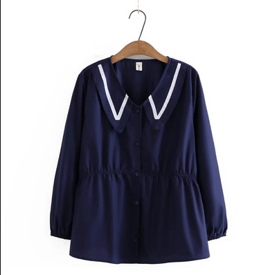 Moekas rasedate särk V-kaelusega ja pikkade varrukatega