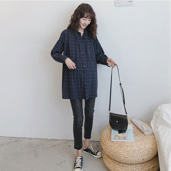 Γυναικείο πουκάμισο casual για εγκύους