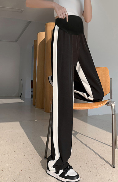 Pantaloni de dama pentru gravide cu margini