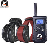 Εκπαιδευτικό κολάρο κραδασμών για σκύλους Εκπαιδευτής κραδασμών με τηλεχειριστήριο, επαναφορτιζόμενο αδιάβροχο αντιφλεγμονώδες κολάρο απωθητικό σκύλων