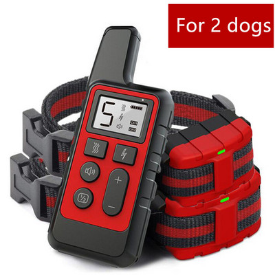500M koeratreeningu kaelarihm lemmiklooma elektriline kaugjuhtimisrihm veekindel laetav LCD-ekraaniga koerte treenimisrihm 30% SOODSAMAD