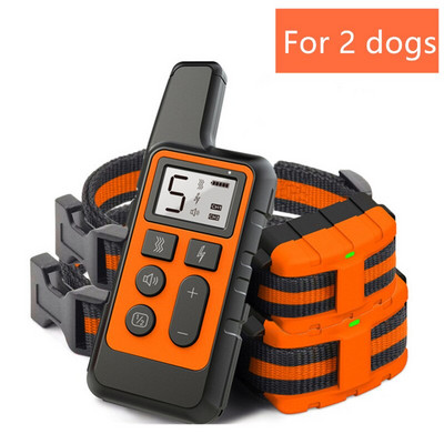 500M koeratreeningu kaelarihm lemmiklooma elektriline kaugjuhtimisrihm veekindel laetav LCD-ekraaniga koerte treenimisrihm 30% SOODSAMAD