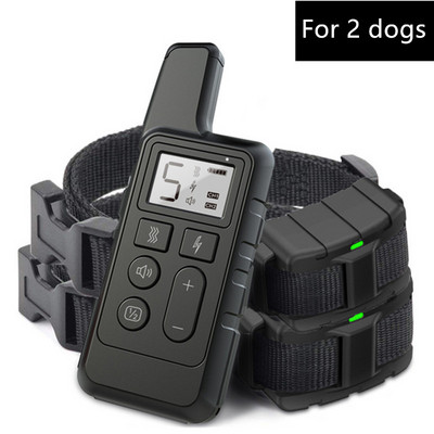 500M koeratreeningu kaelarihm lemmiklooma elektriline kaugjuhtimisrihm veekindel laetav LCD-ekraaniga koerte treenimisrihm 30% SOODSAMAD
