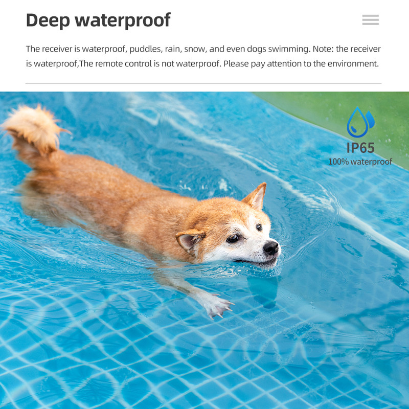 Zgardă electrică de dresaj pentru câini, 800 m, telecomandă pentru animale de companie, impermeabilă, reîncărcabilă cu afișaj LCD, pentru toate dimensiunile, sunetul cu vibrații șocuri