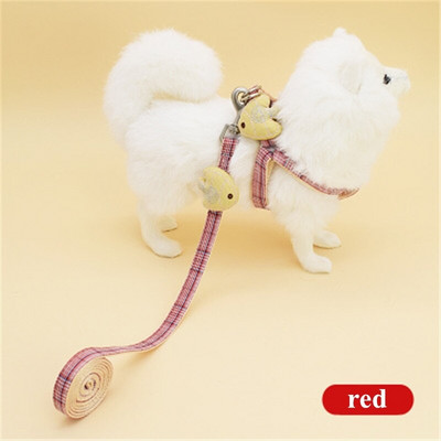 Guler și vestă pentru animale de companie drăguț, cufăr pentru pisici și câini, mic, mediu, șnur, set de 2 piese