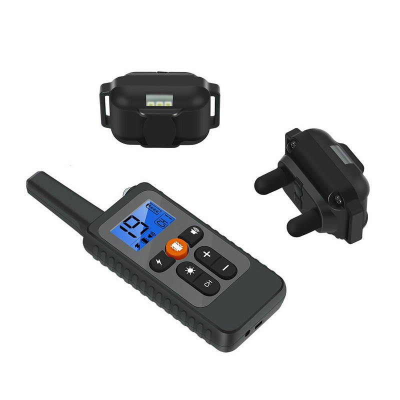 800M kaugjuhtimispuldiga koerte treener Elektrišoki kaelarihm Bark Stop Treener Laetav veekindel