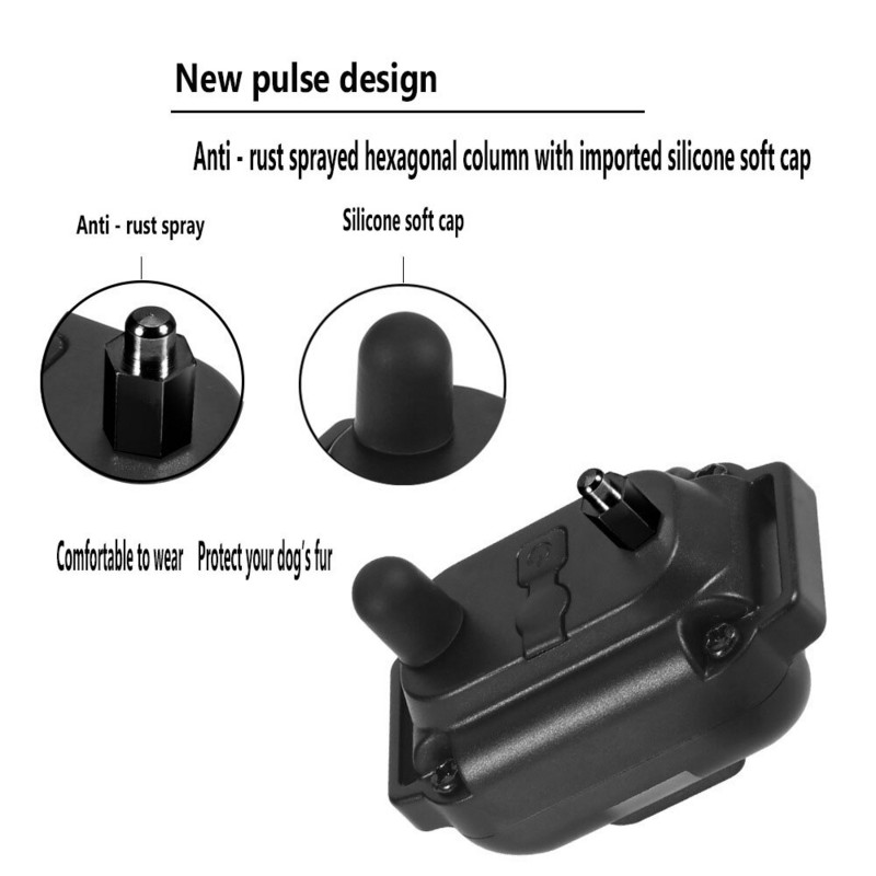 800M kaugjuhtimispuldiga koerte treener Elektrišoki kaelarihm Bark Stop Treener Laetav veekindel