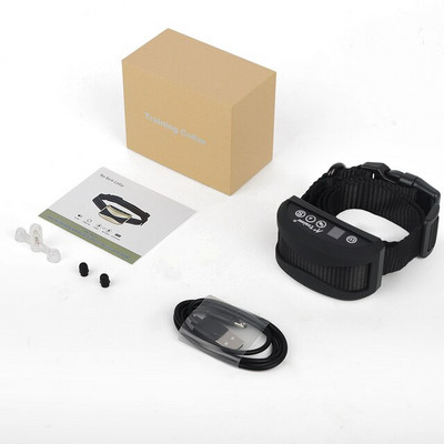 2021 Automaatne koera haukumisvastane kaelarihm, laetav reguleeritav haukumiseta vihmakindel koertele treenimiskaelarihm koera tarvikud