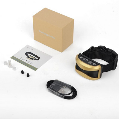 2021 Automaatne koera haukumisvastane kaelarihm, laetav reguleeritav haukumiseta vihmakindel koertele treenimiskaelarihm koera tarvikud