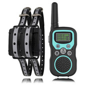 Kahele koerale Lemmikloomade hääletreener, 1500 m vahemaa, sisetelefon, koeratreening, haukumiskaitse, elektrilöögita haukumiskaitse kaelarihm