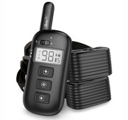 Zgarda de dresaj pentru câini Soc pentru animale de companie pentru 2 câini Guler anti-lătrat reîncărcabil șoc electric pentru câini 600M Guler pentru câini la distanță impermeabil