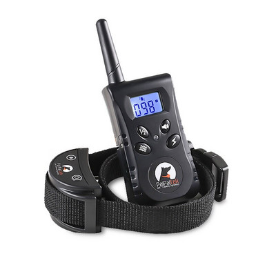 Ηλεκτρικά περιλαίμια εκπαίδευσης κατοικίδιων με κολάρο κατά του φλοιού σκύλων με τηλεχειριστήριο για σκύλους μικρού/μεσαίου μεγέθους Επαναφορτιζόμενα αδιάβροχα εύρους 550 yd