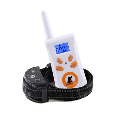 Ηλεκτρικά περιλαίμια εκπαίδευσης κατοικίδιων με κολάρο κατά του φλοιού σκύλων με τηλεχειριστήριο για σκύλους μικρού/μεσαίου μεγέθους Επαναφορτιζόμενα αδιάβροχα εύρους 550 yd