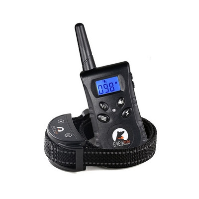 Ηλεκτρικά περιλαίμια εκπαίδευσης κατοικίδιων με κολάρο κατά του φλοιού σκύλων με τηλεχειριστήριο για σκύλους μικρού/μεσαίου μεγέθους Επαναφορτιζόμενα αδιάβροχα εύρους 550 yd
