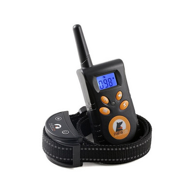 Ηλεκτρικά περιλαίμια εκπαίδευσης κατοικίδιων με κολάρο κατά του φλοιού σκύλων με τηλεχειριστήριο για σκύλους μικρού/μεσαίου μεγέθους Επαναφορτιζόμενα αδιάβροχα εύρους 550 yd