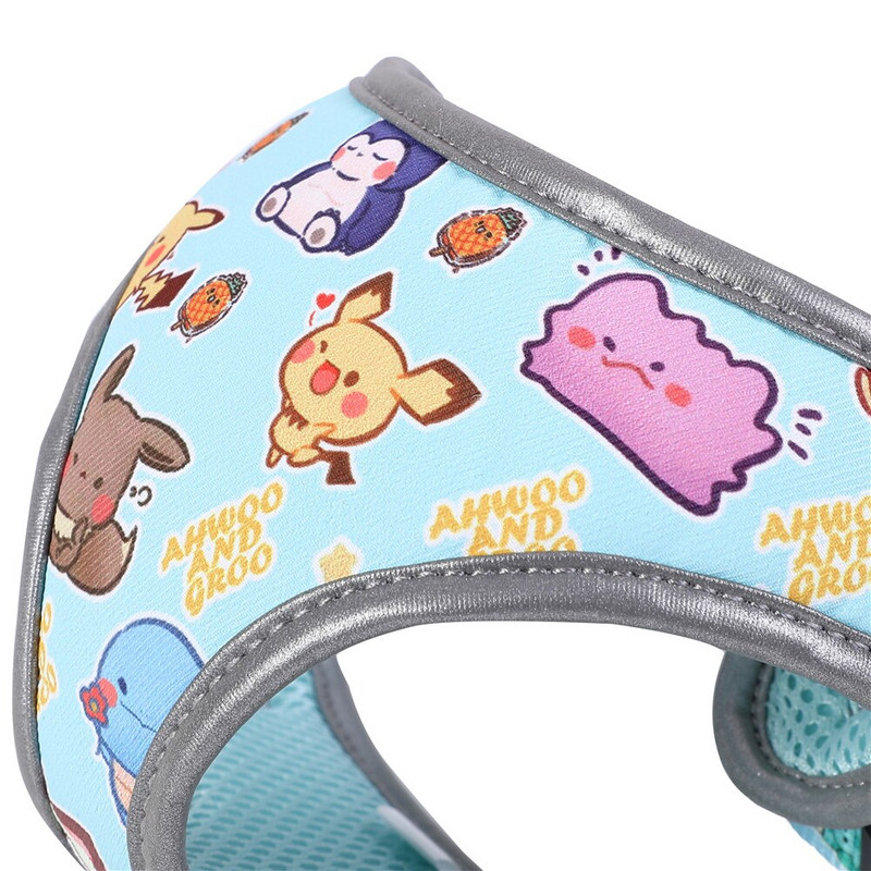 Personalizat, reflectorizant pentru câini, pisică, ham, vestă, set de lesă de mers reglabil pentru animale de companie, pentru cățeluși, câini de talie mică, mijlocie, chihuahua