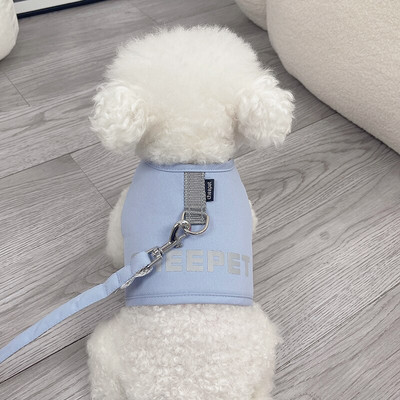 Σετ αντανακλαστικού γιλέκου με λουρί σκύλου 3 χρωμάτων για κουτάβι Μικρή στολή για κατοικίδιο ζώο από μολύβδινο λουρί στήθους Pet Shop Προϊόντα για σκύλους Σετ λουριών σκύλου