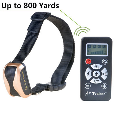 Guler de dresaj pentru câini de companie 2 în 1, guler anti-latrat, interschimbabil, cu telecomandă, impermeabil, reîncărcabil, automat.