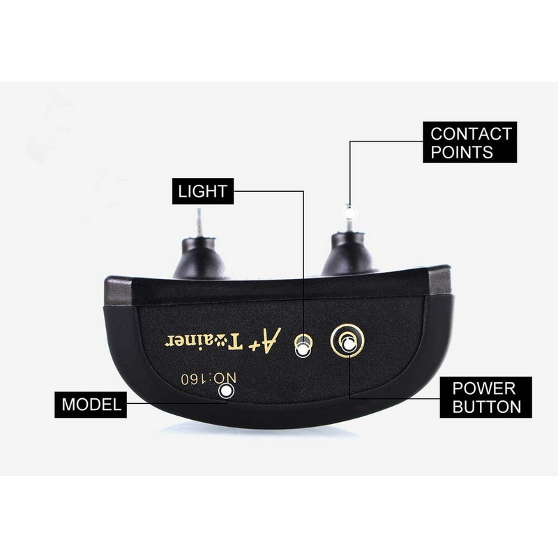 Guler de dresaj pentru câini de companie 2 în 1, guler anti-latrat, interschimbabil, cu telecomandă, impermeabil, reîncărcabil, automat.