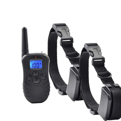 Vibrációs áramütéses távkiképző kutyakiképző 998D elektronikus ugatásgátló kisállatkiképző nyakörv