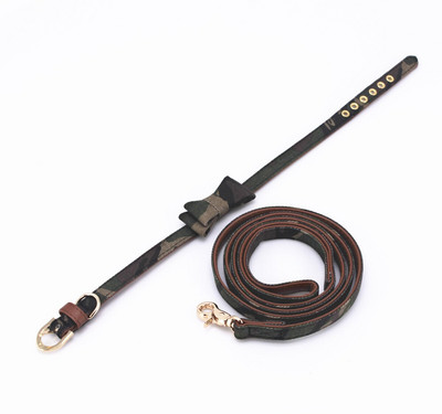 Kamuflaažist kassi kaelarihm koera kaelarihm kõigile kassidele ja väikestele keskmistele suurtele koertele koos Bowknot lemmiklooma kaelarihmaga P