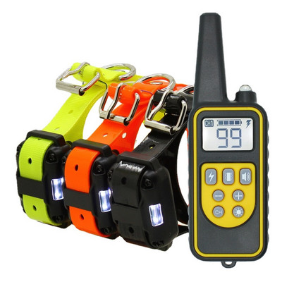 2020 High Quality 800m Remote Dog Training Collar Rechargeable and Waterproof KPHRTEK KP-DT01 880 Shock Vibration 34e 2022 Hot