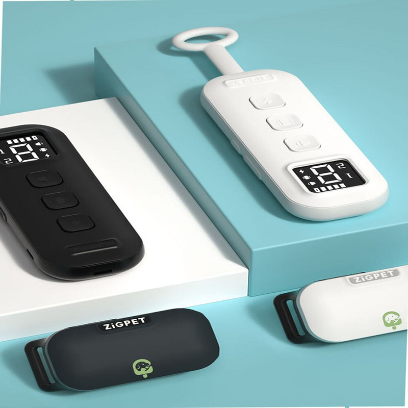 Επαναφορτιζόμενο τηλεχειριστήριο One-For Two Αδιάβροχο ηλεκτρικό ηλεκτρικό αντικραδασμικό σύστημα αναστολής κολάρου για σκύλους