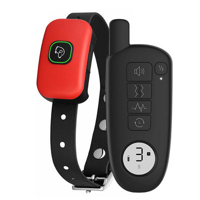 Guler de dresaj de câini lectric, rezistent la apă, șoc electric, vibrație, lătrat câinilor, telecomandă, șoc, vibrație, sunet, oprire lătrat