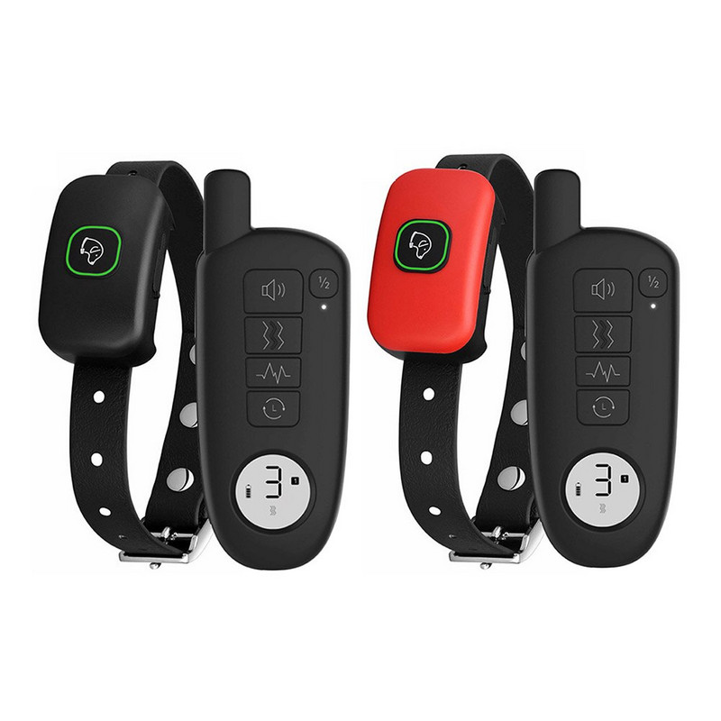 Guler de dresaj de câini lectric, rezistent la apă, șoc electric, vibrație, lătrat câinilor, telecomandă, șoc, vibrație, sunet, oprire lătrat