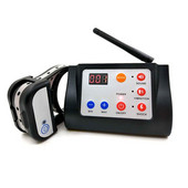 Sistem electric 2 în 1 de reținere pentru animale de companie pentru caine de companie Guler de antrenament fără fir pentru gard, impermeabil, reflectorizant, inofensiv