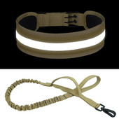 Ανθεκτικό σετ λουριών για κολάρο σκυλιών Tactical Ανακλαστικό νάιλον λουρί για κολάρο κατοικίδιων ζώων Αξεσουάρ κατοικίδιων για εκπαίδευση σκύλων