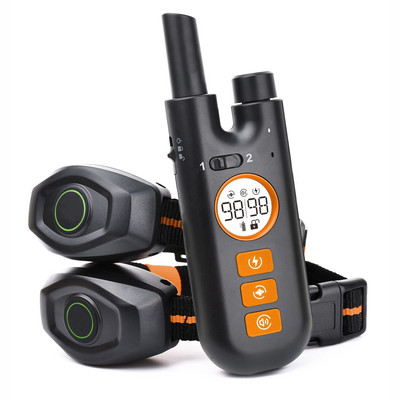 800 m τηλεχειριστήριο ηλεκτρονικό κολάρο προϊόντα εκπαίδευσης σκύλων γαβγίσματος επαναφορτιζόμενα IPX7 αδιάβροχα προϊόντα εκπαίδευσης κατοικίδιων