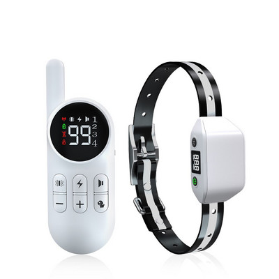 MASBRILL Ηλεκτρικό κολάρο εκπαίδευσης σκύλων IPX7 αδιάβροχο επαναφορτιζόμενο κολάρο κατοικίδιων ζώων αξεσουάρ για σκύλους