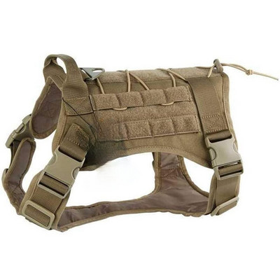 Στρατιωτική τακτική τσάντα λουριού μεγάλου σκύλου Αστυνομική λουριά σκύλου Cool Pet Pocket Food and Water Carrier for Dogs Outdoor Training Travel